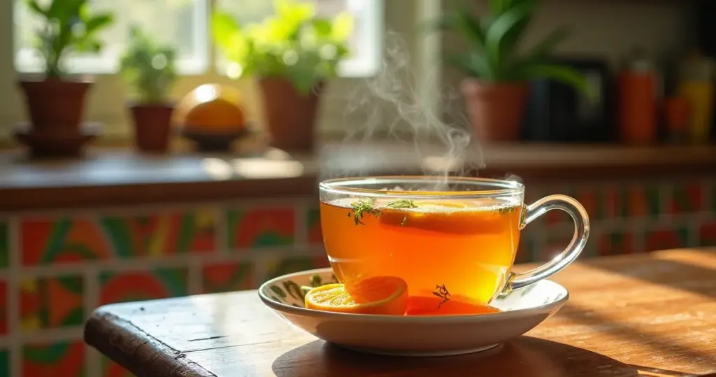 Benefício chá de laranja: 5 min para um coração mais forte e noite tranquila