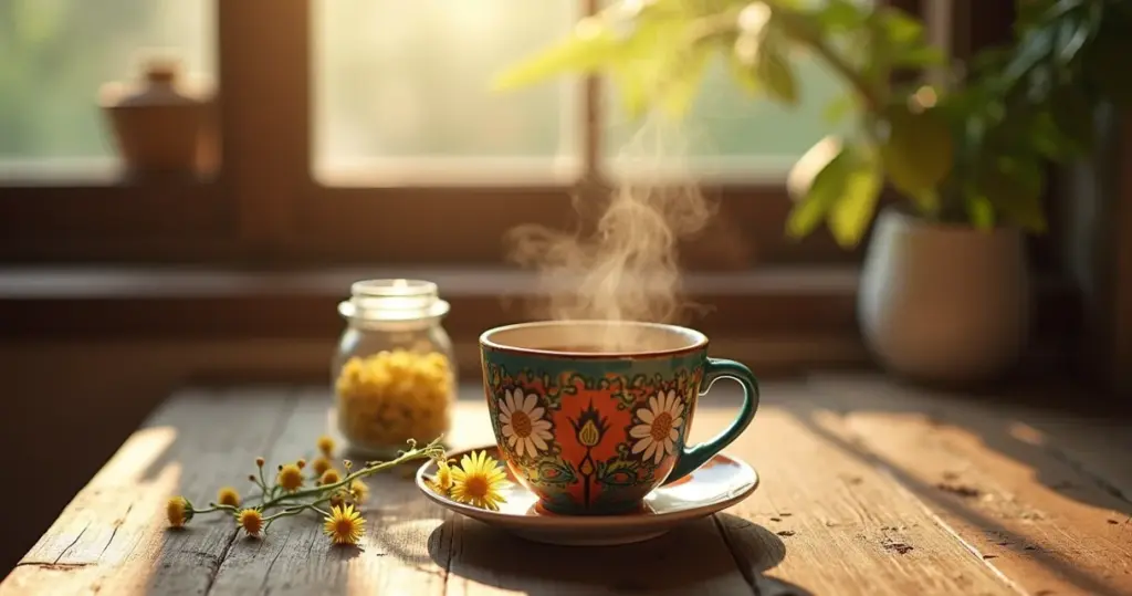 Benefícios chá camomila: sua solução natural para ansiedade e noites tranquilas