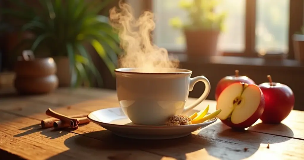 Benefícios chá maçã e canela: sua aliada contra açúcar e peso extra