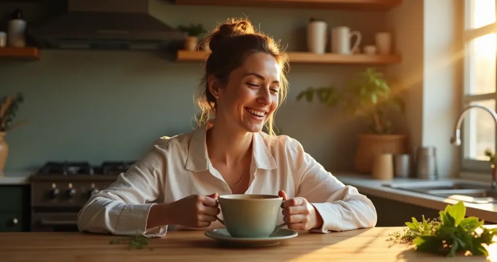 Benefícios do chá 6 ervas: a bebida que acalma o estômago e a mente à noite