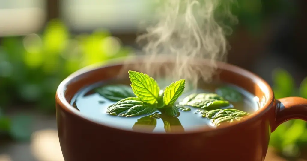 Benefícios do chá de hortelã verde: digestão leve em 5 minutos Benefícios do chá de hortelã verde: digestão leve em 5 minutos