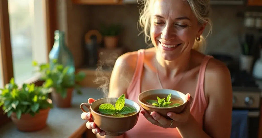 Benefícios do chá hortelã: o ritual diário que acaba com gases e estresse