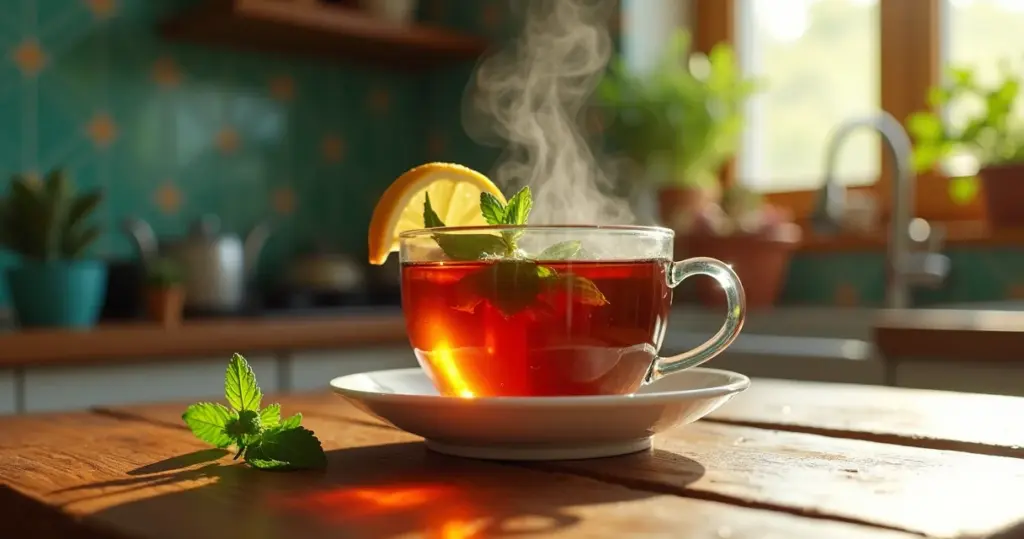 Benefícios do chá preto com limão: energia sem picos e foco total