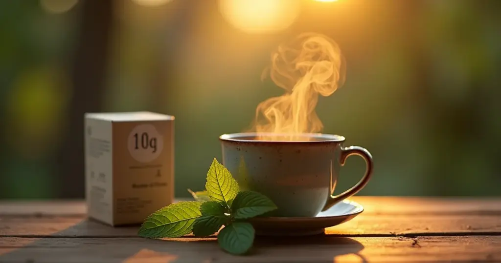 Chá de Hortelã 10g: Seu Aliado Noturno para Digestão Leve Chá de Hortelã 10g: Seu Aliado Noturno para Digestão Leve