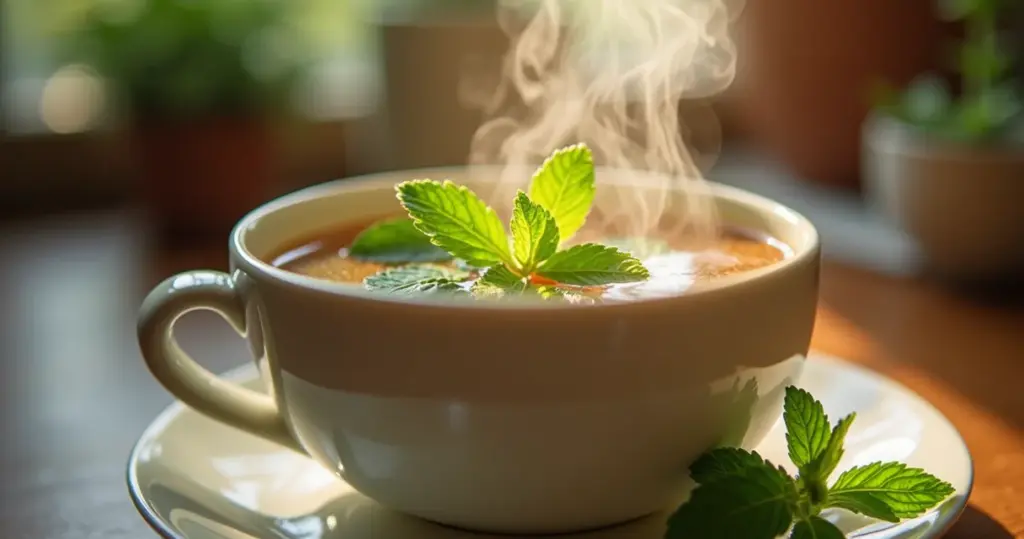 Chá de Hortelã Bebê 8 Meses: Alívio Imediato Para Cólicas e Noites Tranquilas