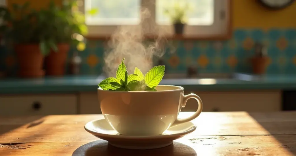 Chá de Hortelã Bom Para Estômago: Alívio Rápido Para Dor e Inchaço