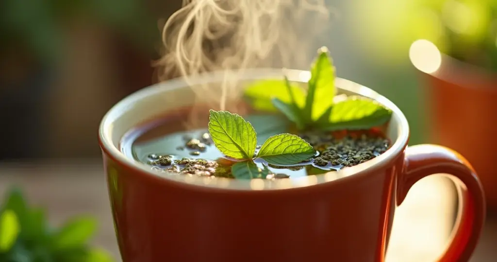 Chá de Hortelã, Chá Verde, Orégano e Louro: Digerir Bem em 10 Min