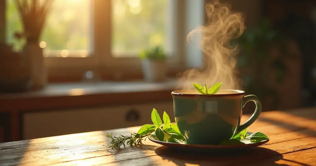 Chá de hortelã com poejo para que serve: alívio natural que sua avó já sabia