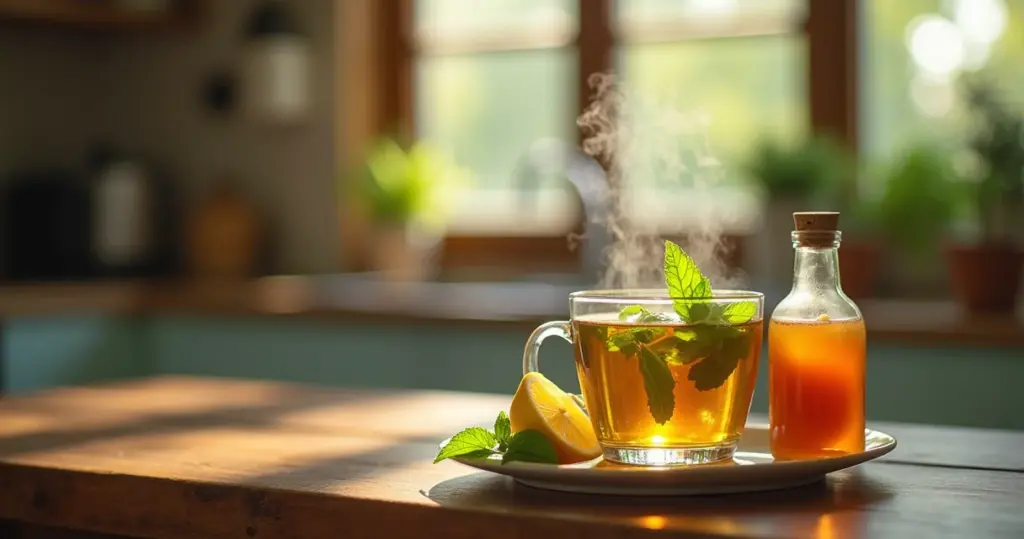 Chá de Hortelã com Vinagre: Alívio Digestivo em 5 Minutos