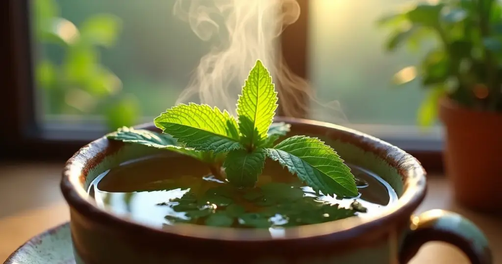 Cha de hortela japao: alívio digestivo e respiratório em 5 minutos Cha de hortela japao: alívio digestivo e respiratório em 5 minutos