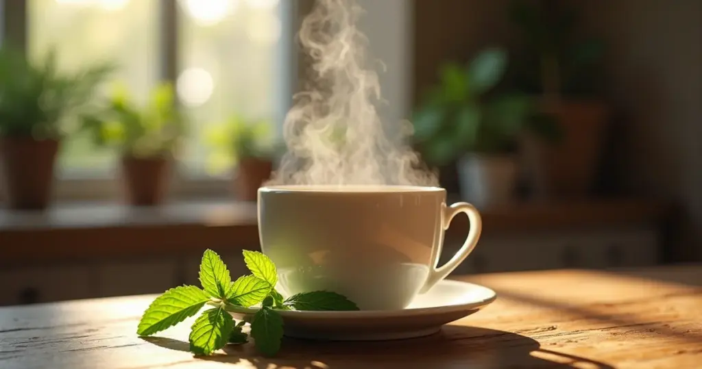 Chá de Hortelã Labirintite: Alívio Imediato Para Náuseas e Tontura