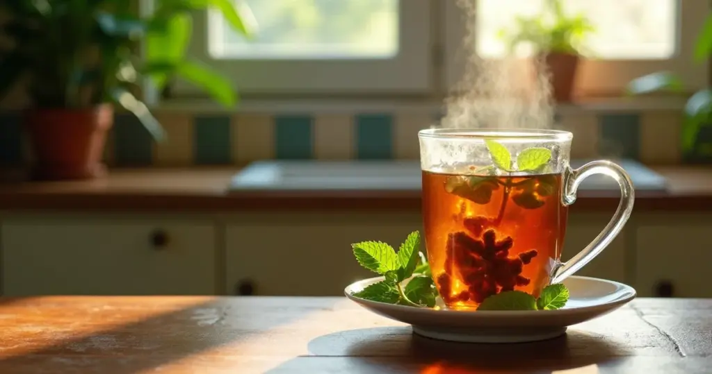 Chá de Hortelã, Louro e Cravo: Alívio Digestivo em 10 Minutos