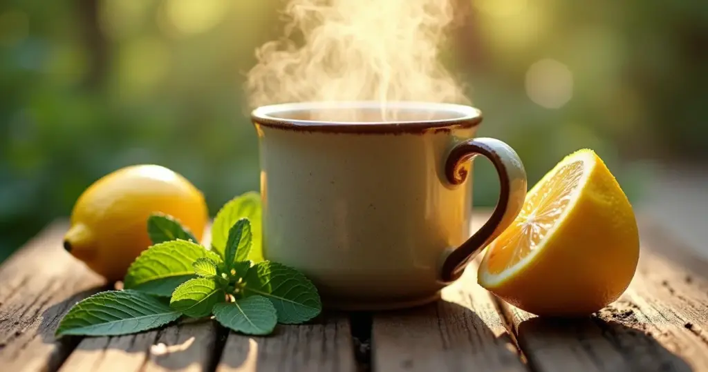 Chá de Hortelã, Louro e Limão: Digerir Leve em 5 Minutos