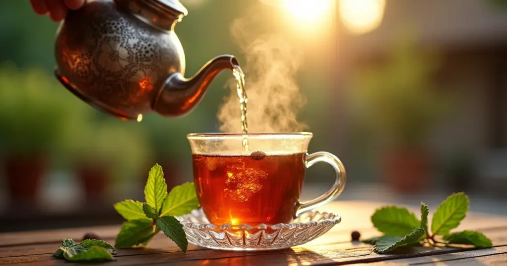 Chá de Hortelã Marrocos: Ritual que Transforma Seu Dia em Conexão