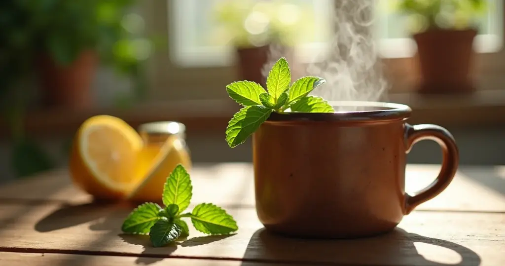 Chá de Hortelã, Mel e Limão: Alívio Imediato em 5 Minutos Chá de Hortelã, Mel e Limão: Alívio Imediato em 5 Minutos