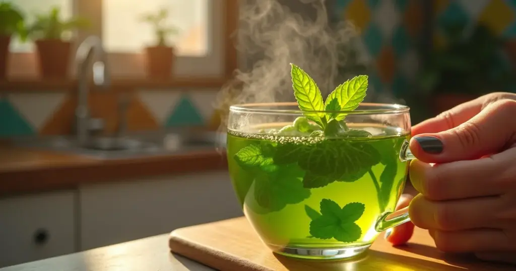 Chá de Hortelã Melhora a Pele: Controle Hormonal e Menos Oleosidade