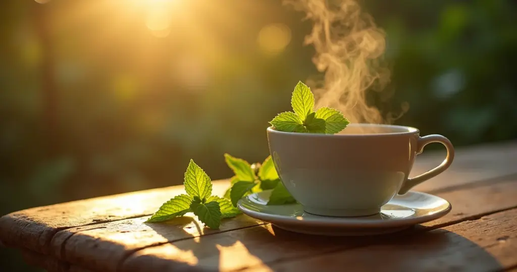 Chá de hortelã na Umbanda: a limpeza energética que não te deixa exausta