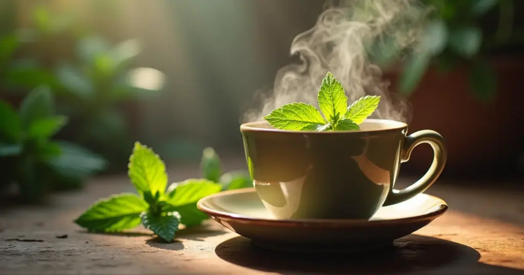 Chá de Hortelã Natural: 5 Minutos Para Alívio Digestivo e Frescor