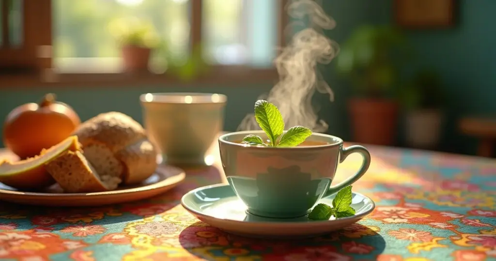 Chá de Hortelã no Café da Manhã: Energia Limpa e Digestão Turbinada em 5 Min