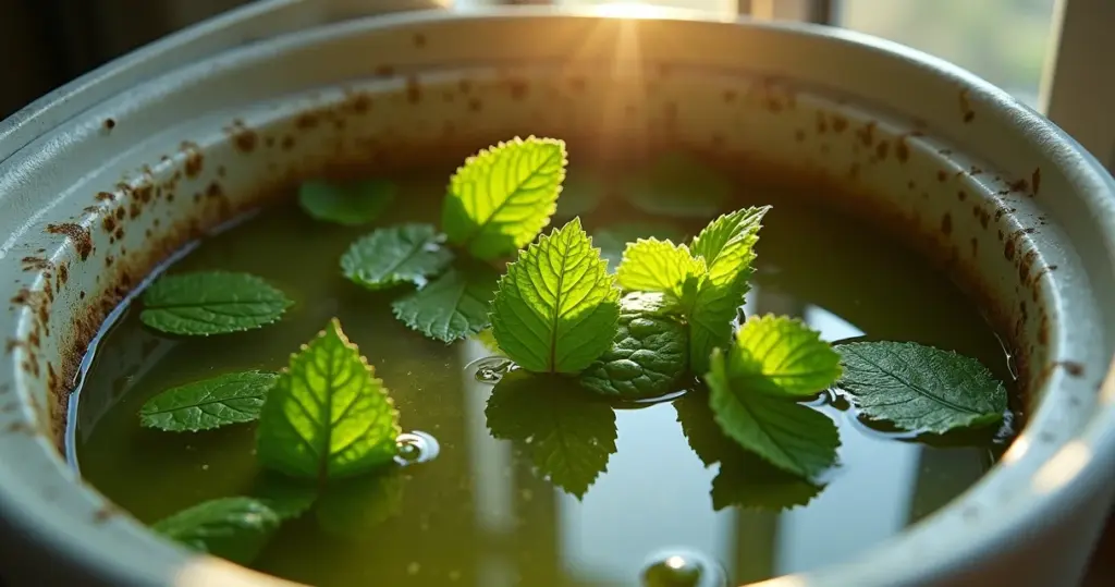 Chá de hortelã no umidificador: o erro que destrói seu aparelho e sua saúde