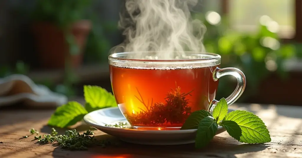 Chá de Hortelã, Orégano e Louro: Alívio Digestivo em 5 Min