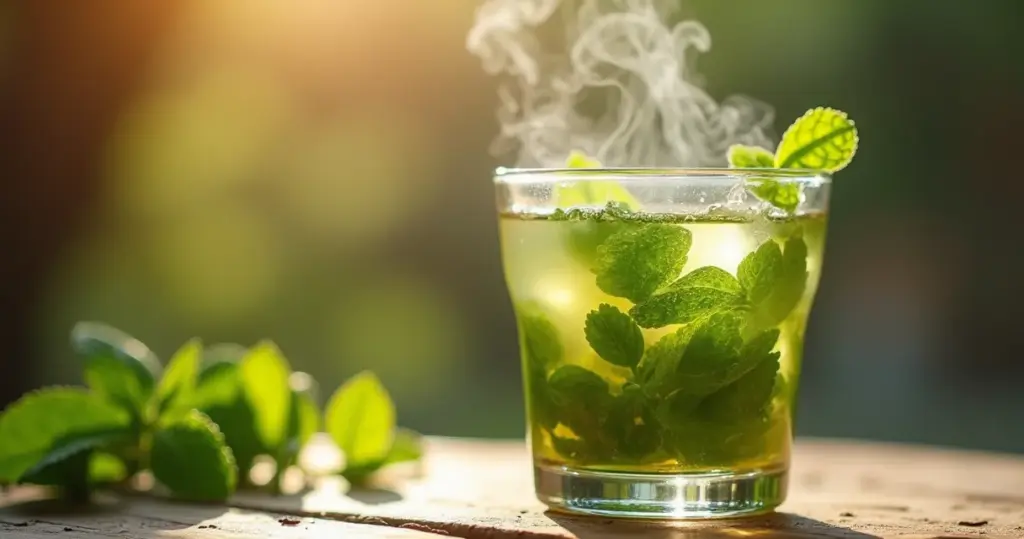 Chá de Hortelã para Bebê 9 Meses: Alívio Digestivo em 5 Minutos
