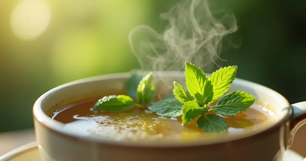 Chá de Hortelã para Bebê de 11 Meses: Alívio Rápido em 5 Min