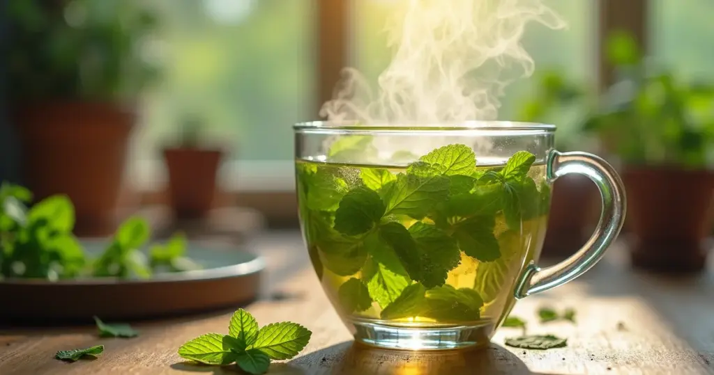 Chá de hortelã para gripe: alívio da congestão em 5 minutos