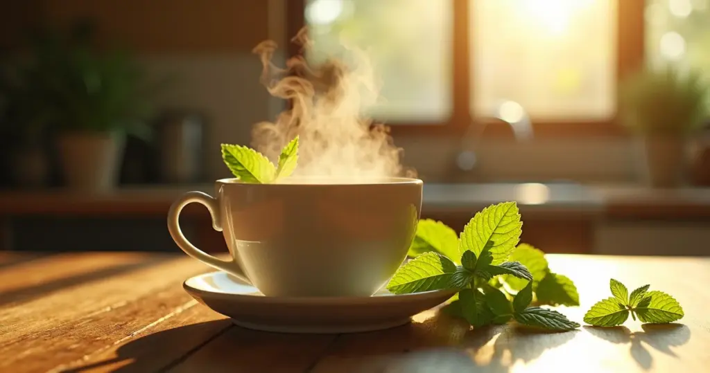 Chá de hortelã serve para vômito: o alívio que começa em 20 minutos