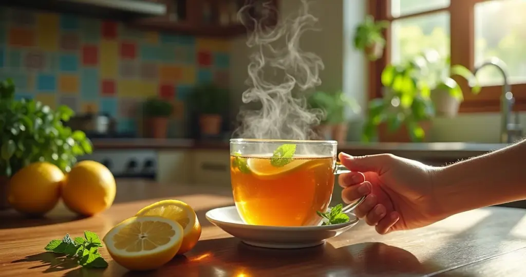 Chá para circulação pernas: leveza em 10 minutos (receita testada)