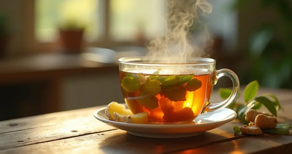 Chá para circular o sangue: receita fácil que alivia pernas pesadas