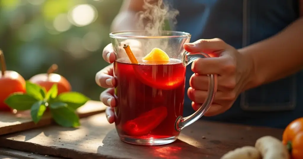 Chá para desinchar barriga: redução de volume em 48h com 3 ervas