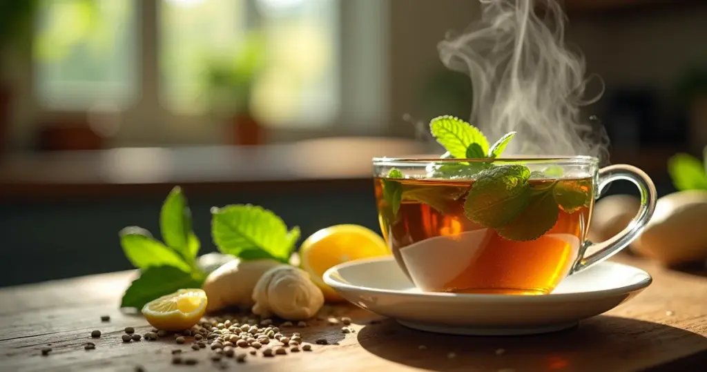 Chá para desinchar o estômago: alívio em 15 minutos com 3 ingredientes