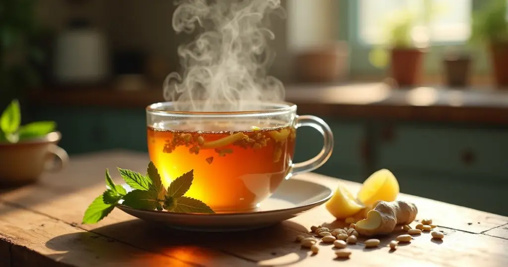 Chá para digestão e gases: alívio em 10 min com ervas da sua cozinha Chá para digestão e gases: alívio em 10 min com ervas da sua cozinha