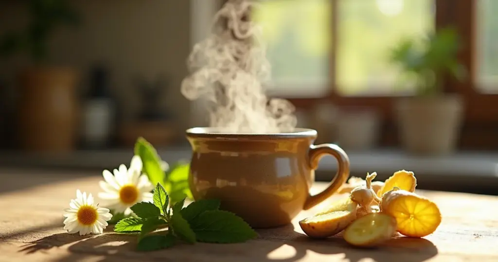 Chá para dor no estômago caseiro: alívio em 15 minutos com ervas da sua cozinha