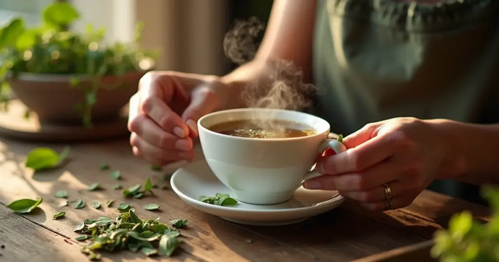 Chá para fazer coco sem cólicas: receita rápida que funciona