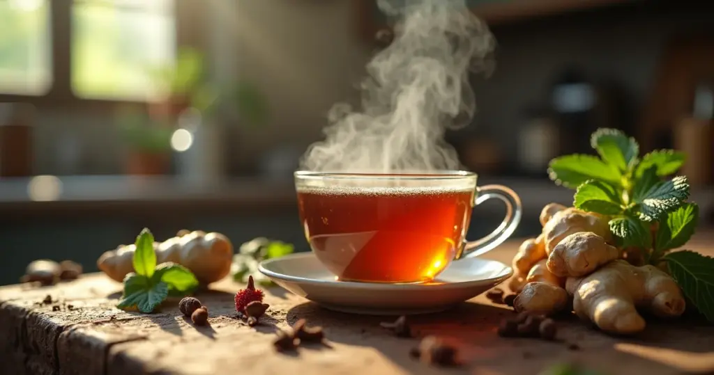 Cha para mau halito estomacal: efeito em 40 min com 4 ingredientes