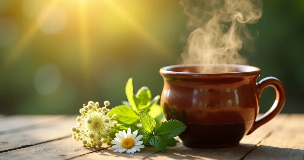 Chá para prisão de gases: alívio em 5 minutos com 3 ervas