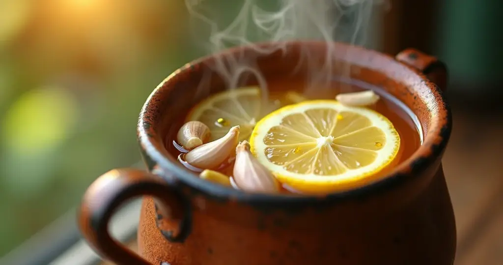 Como fazer chá de alho e limão que realmente funciona em 10 min Como fazer chá de alho e limão que realmente funciona em 10 min