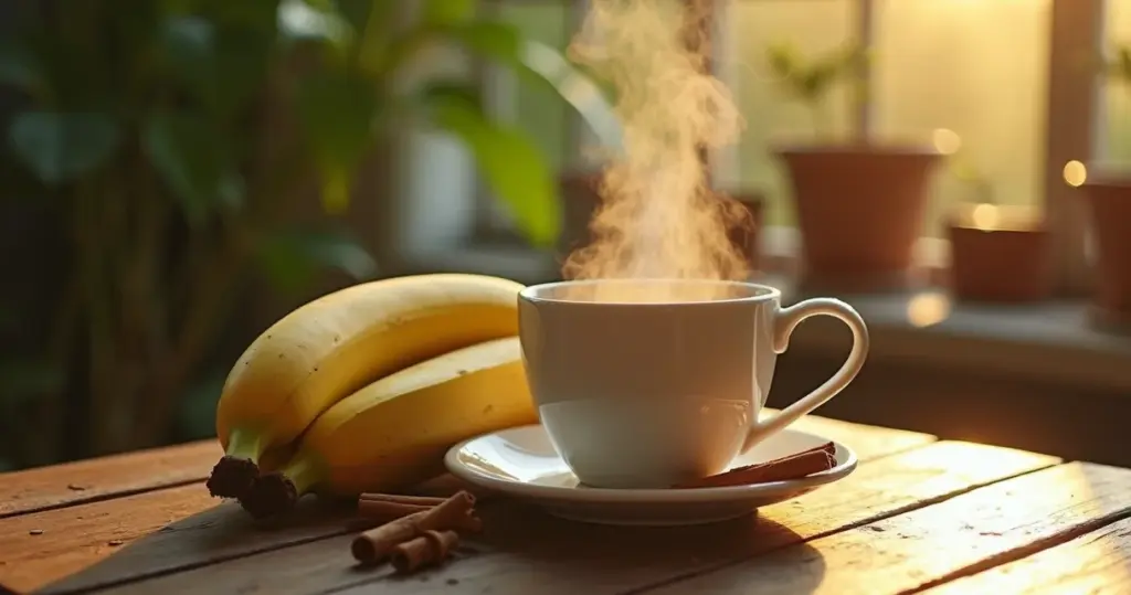 Como fazer chá de banana com canela para relaxar e dormir melhor em 20min