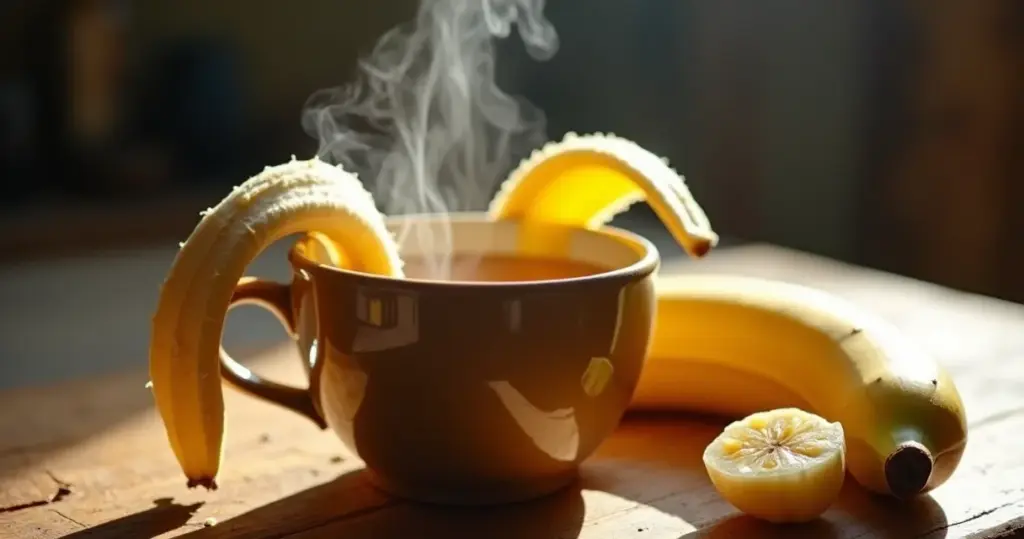 Como fazer chá de banana para emagrecer em 25 min com menos de R$2