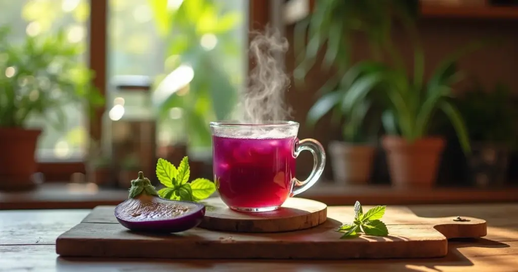 Como fazer chá de berinjela: controle colesterol e emagreça em 15 min Como fazer chá de berinjela: controle colesterol e emagreça em 15 min