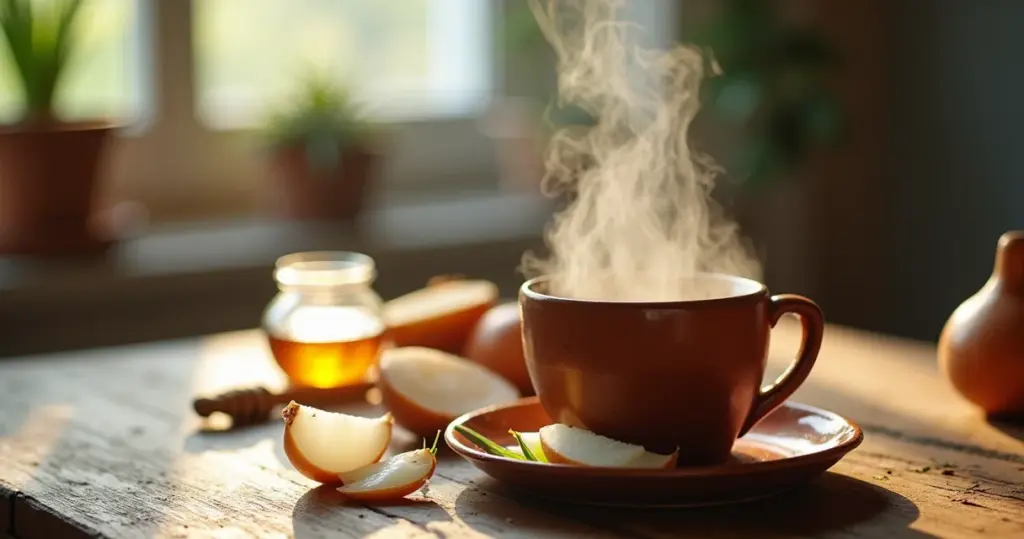 Como fazer chá de cebola que realmente fortalece sua imunidade