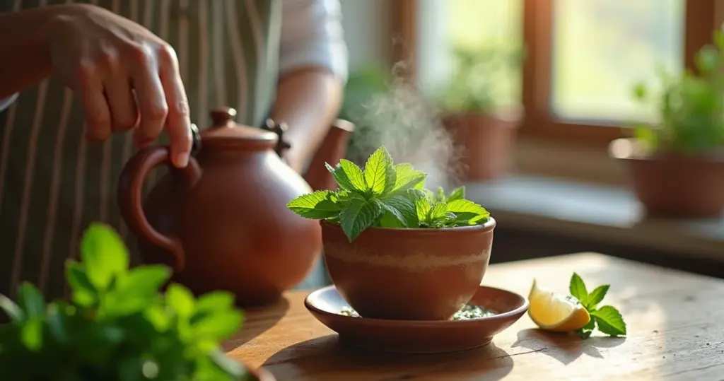 Como fazer chá de hortelã com folhas frescas em 5 minutos (o truque que muda tudo) Como fazer chá de hortelã com folhas frescas em 5 minutos (o truque que muda tudo)