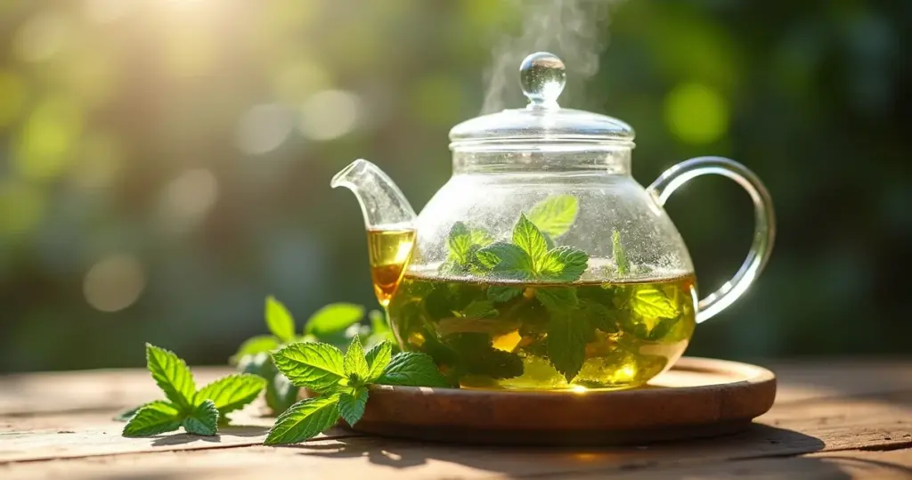 Receitas de chá de hortelã que viram seu ritual de bem-estar em 5 minutos