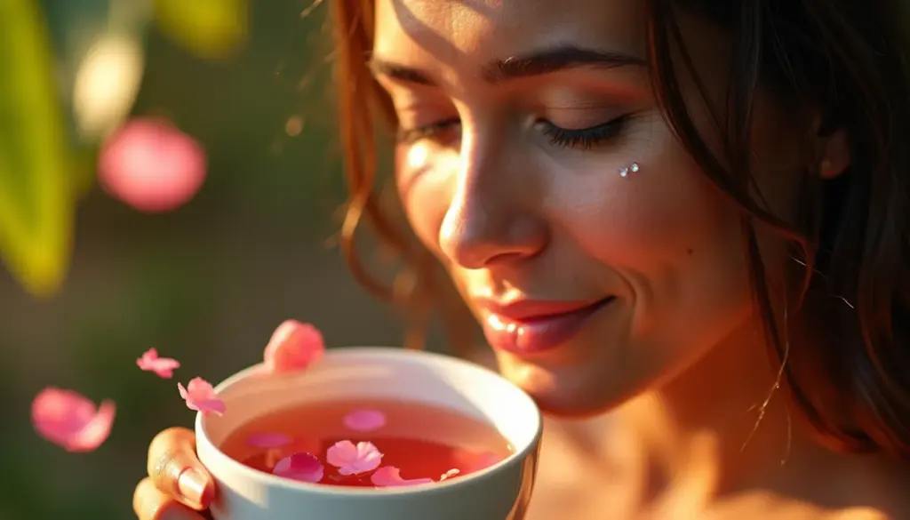 Benefícios do Chá Rosa: Ansiedade, Pele e Imunidade
