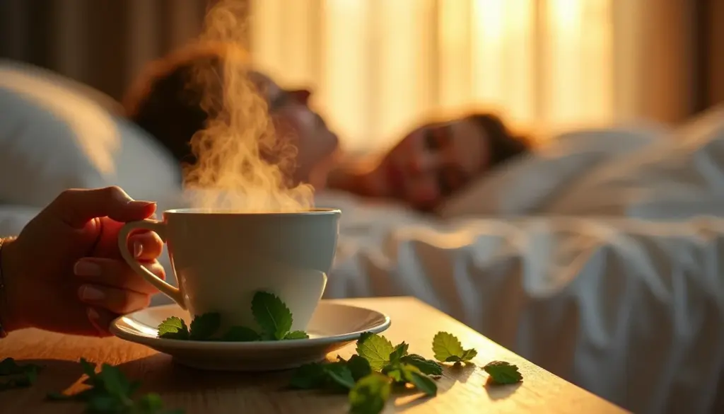 Cha de Hortela Sono: O Relaxante Natural Que Prepara Seu Corpo pra Dormir