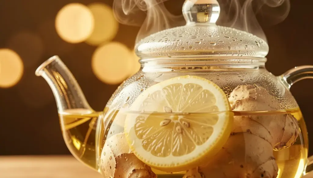 Como Fazer Chá de Limão e Gengibre do Jeito Certo (Preserva a Vitamina C)